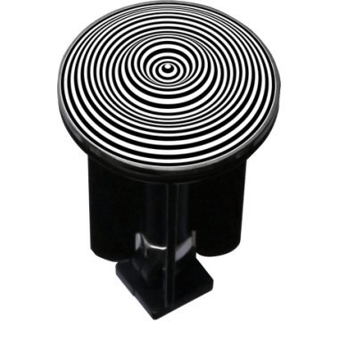 Decorated Sink Plug Design '3D Circles' Decorated Sink Plug Design '3D Circles'