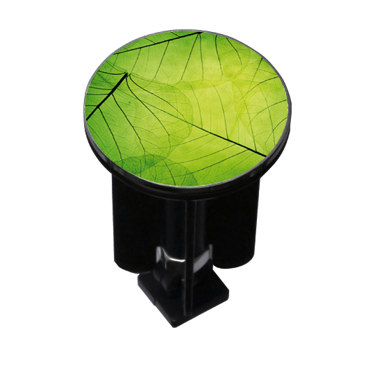 Bouchon bonde lavabo motif design Feuilles