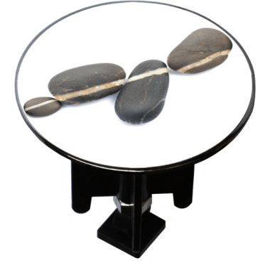 Decorated Extra-Large Sink Plug Design 'Stones'