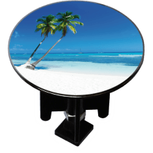 Decorated Extra-Large Sink Plug Design 'Palm Beach'
