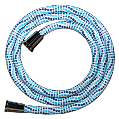 Decorated Shower Hose Design 'Waves'