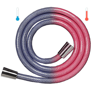 Shower Hose Model Duocolor -temperatures