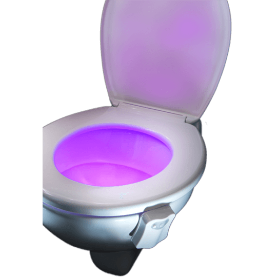 Lampe de toilette Veilleuse LED Detecteur de mouvement Eclairage Plastique  WC /